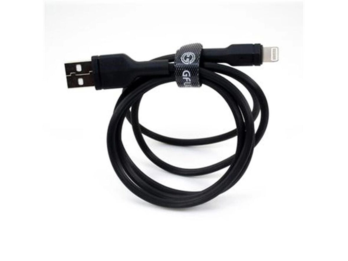 Gfuz Ca-58 Lightning 2.4.A Siyah Usb Hızlı Şarj Kablosu 1m