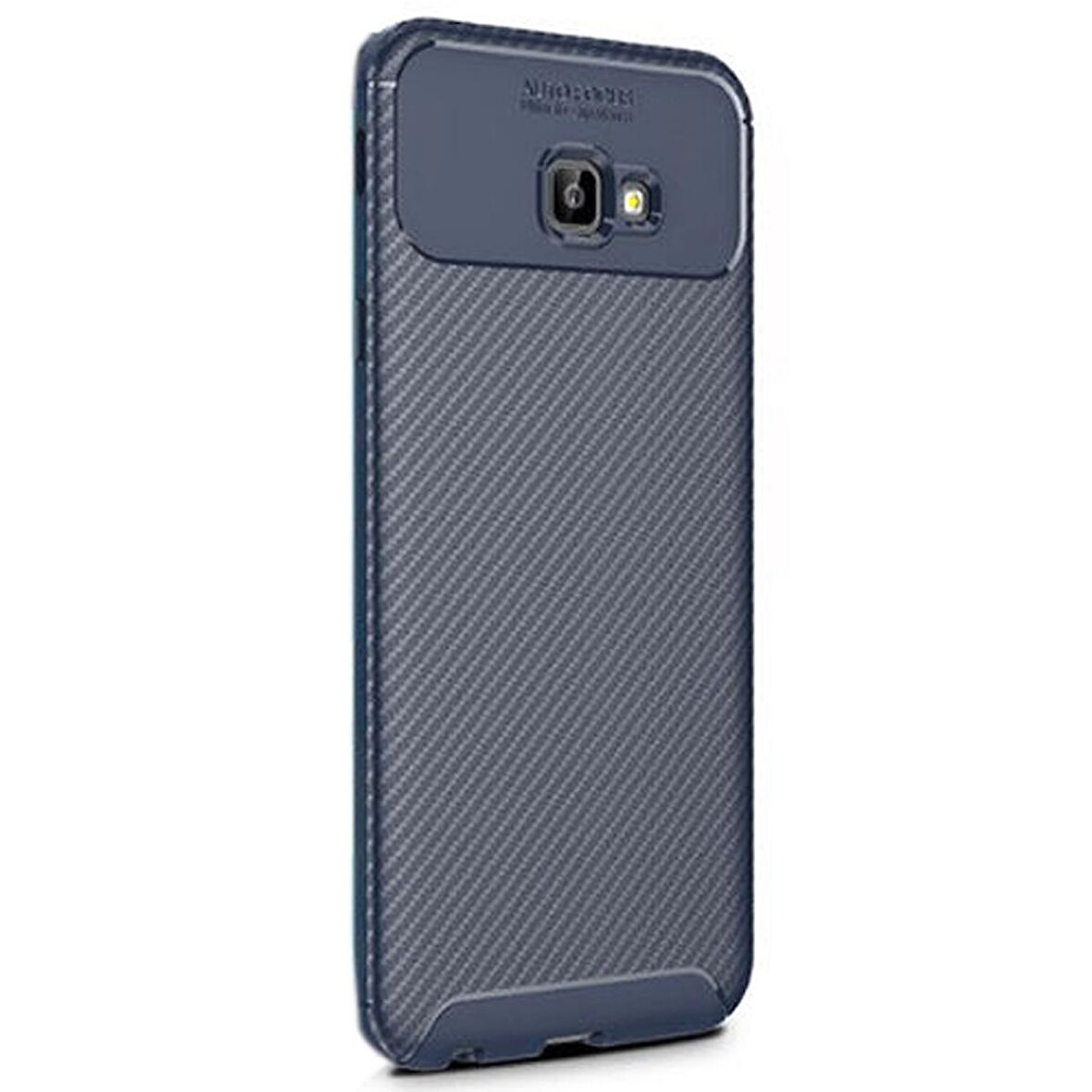 Gpack Samsung Galaxy J4 Plus Kılıf Negro Karbon SilikonNano Glass