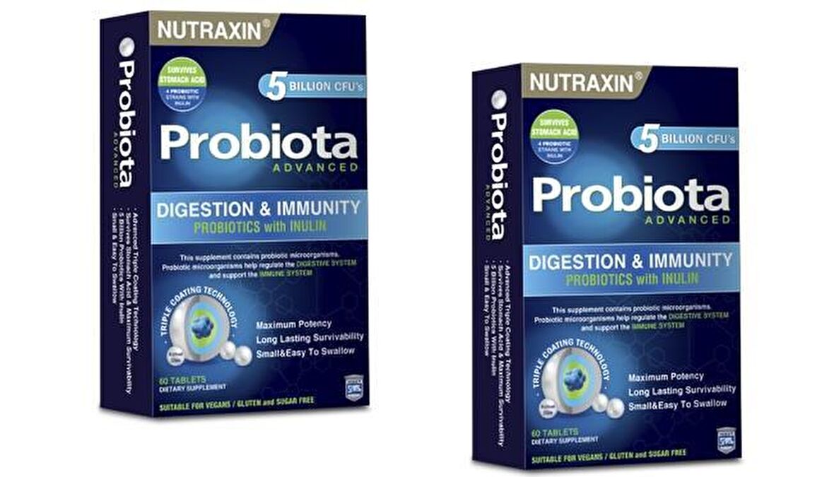 Nutraxin Probiota Advanced 60 Tablet x 2 Adet