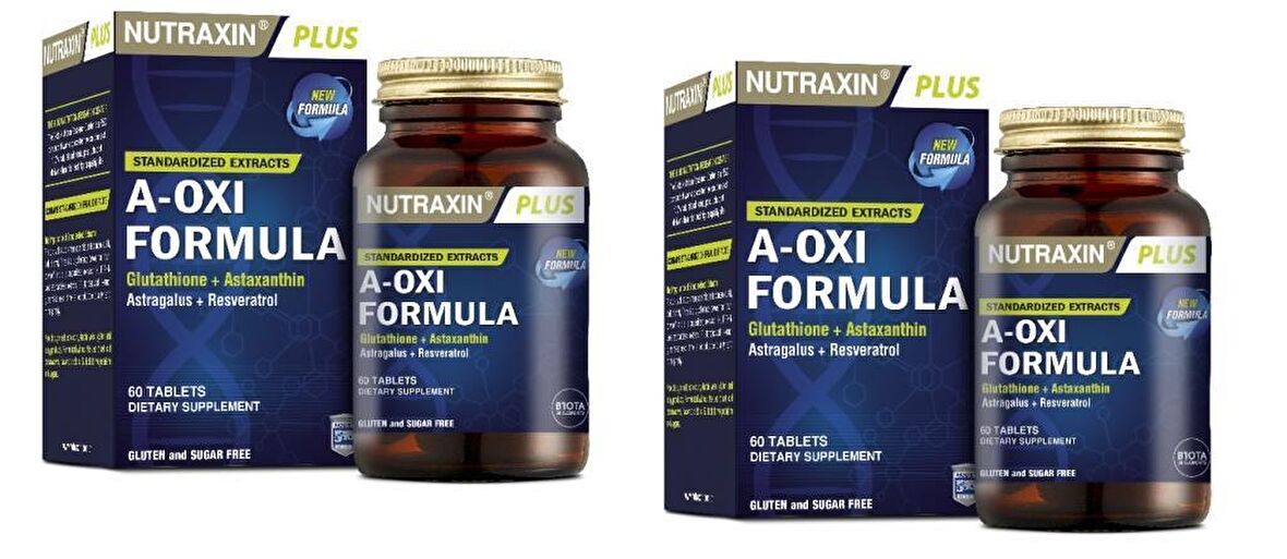 Nutraxin A-Oxi Formula 60 Kapsül x 2 Adet