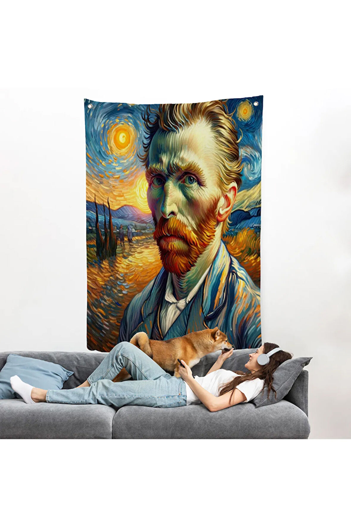 Vincent van Gogh Duvar Örtüsü-7680
