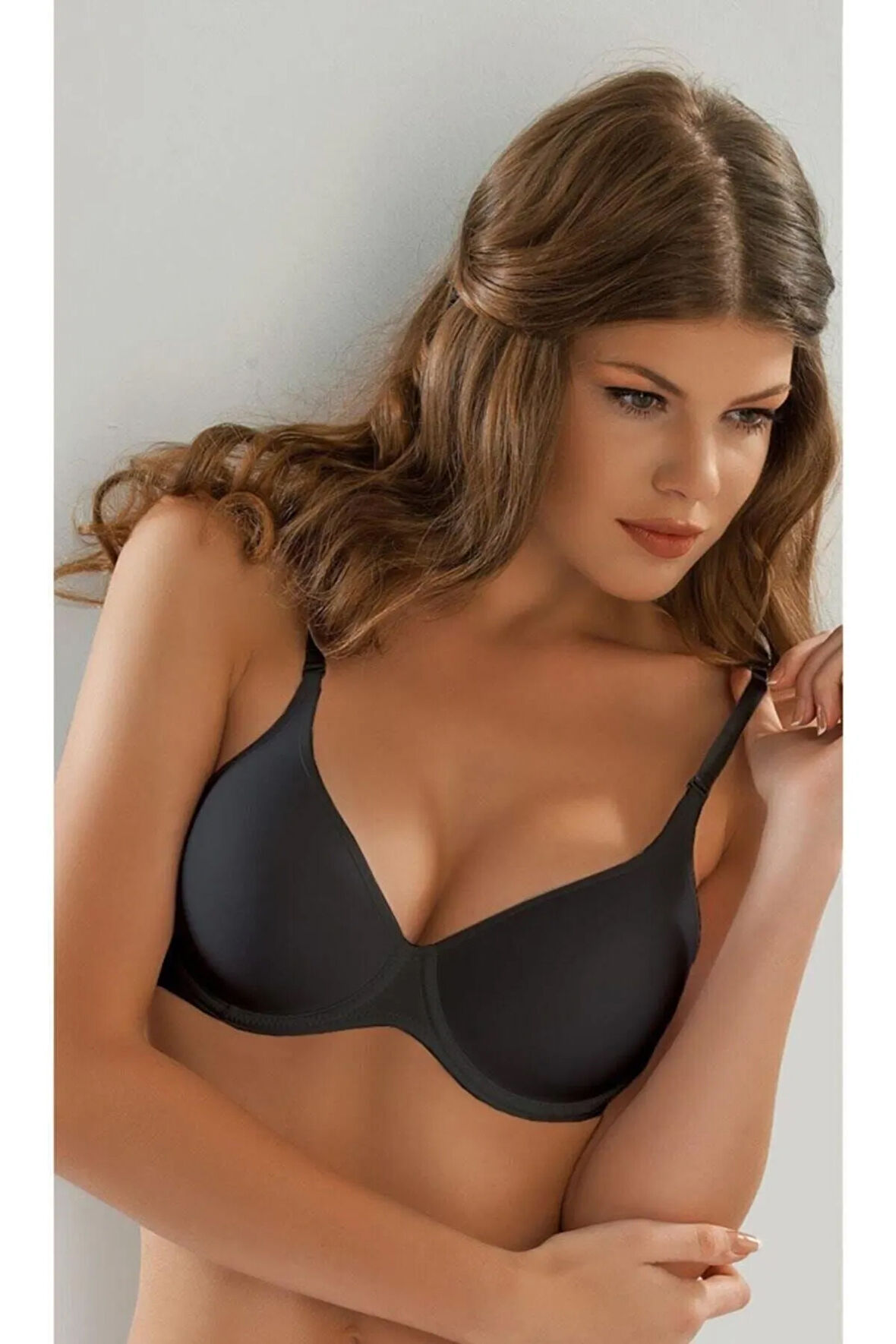 Kadın Beyaz Büyük Beden Penye Louse Sütyen