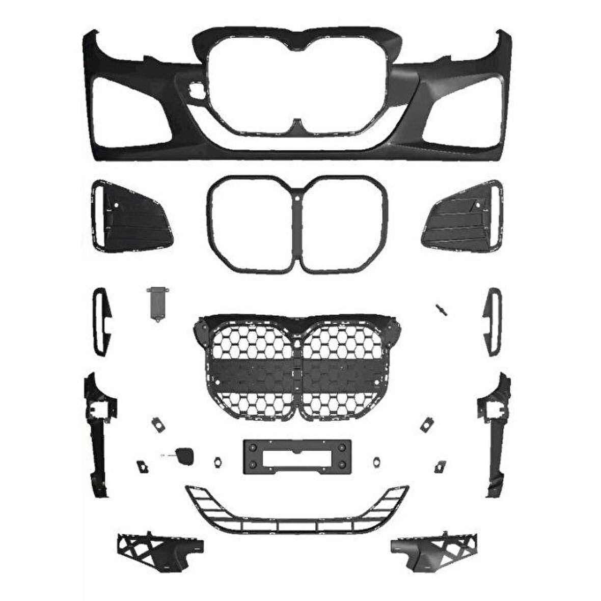 Bmw g20 g22 body kit tampon dönüşüm kiti 2019+