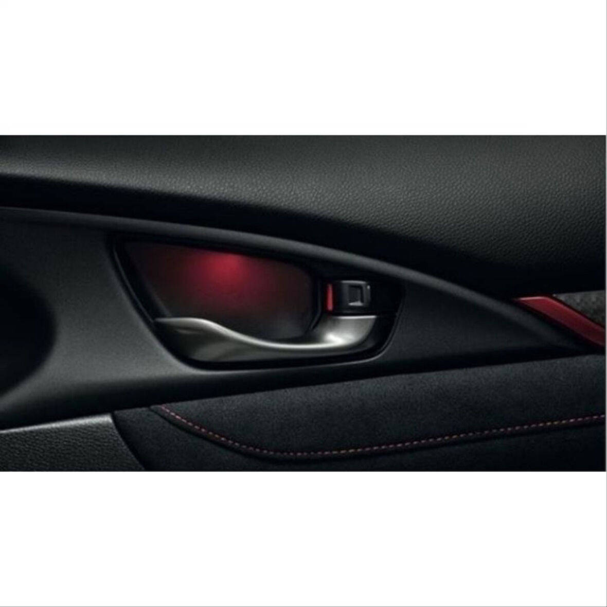 Honda civic fc5 kapı kolu iç aydınlatma kırmızı 2016+