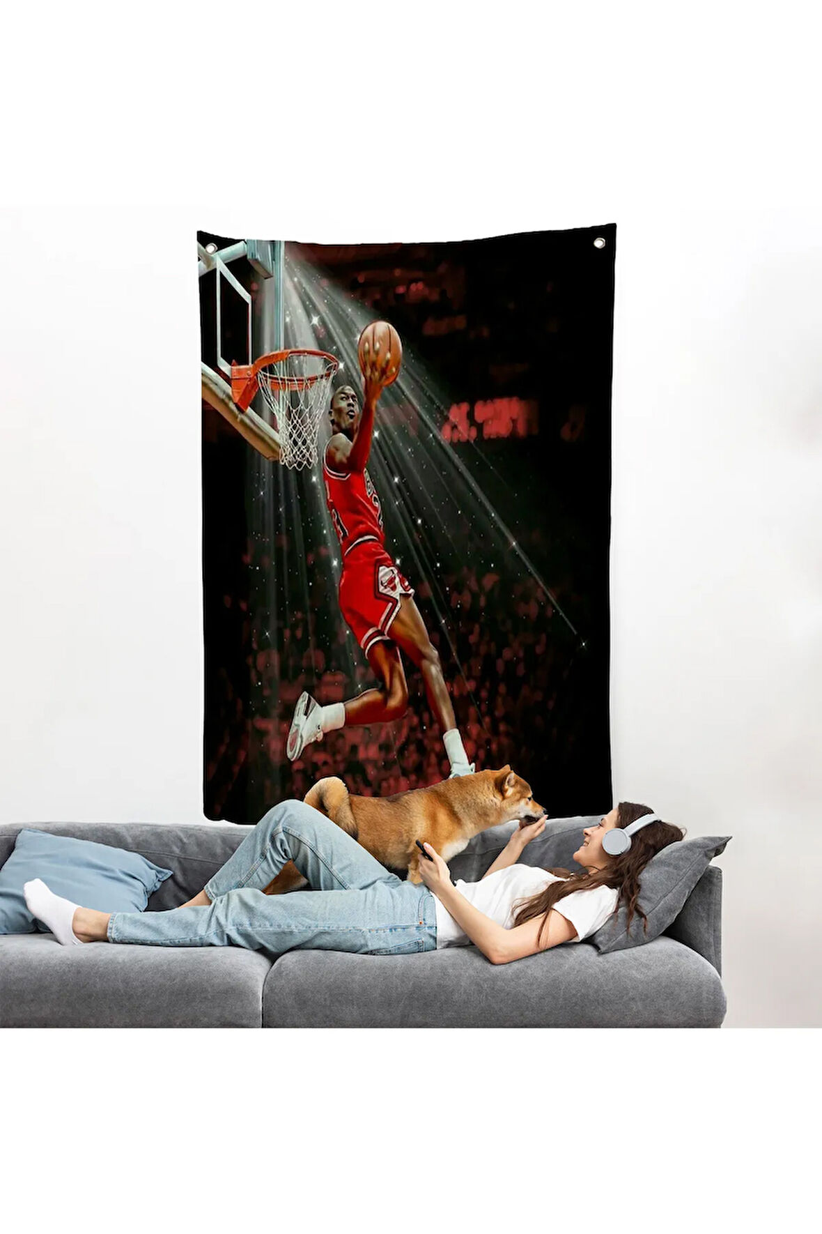 Michael Jordan Duvar Örtüsü-7682
