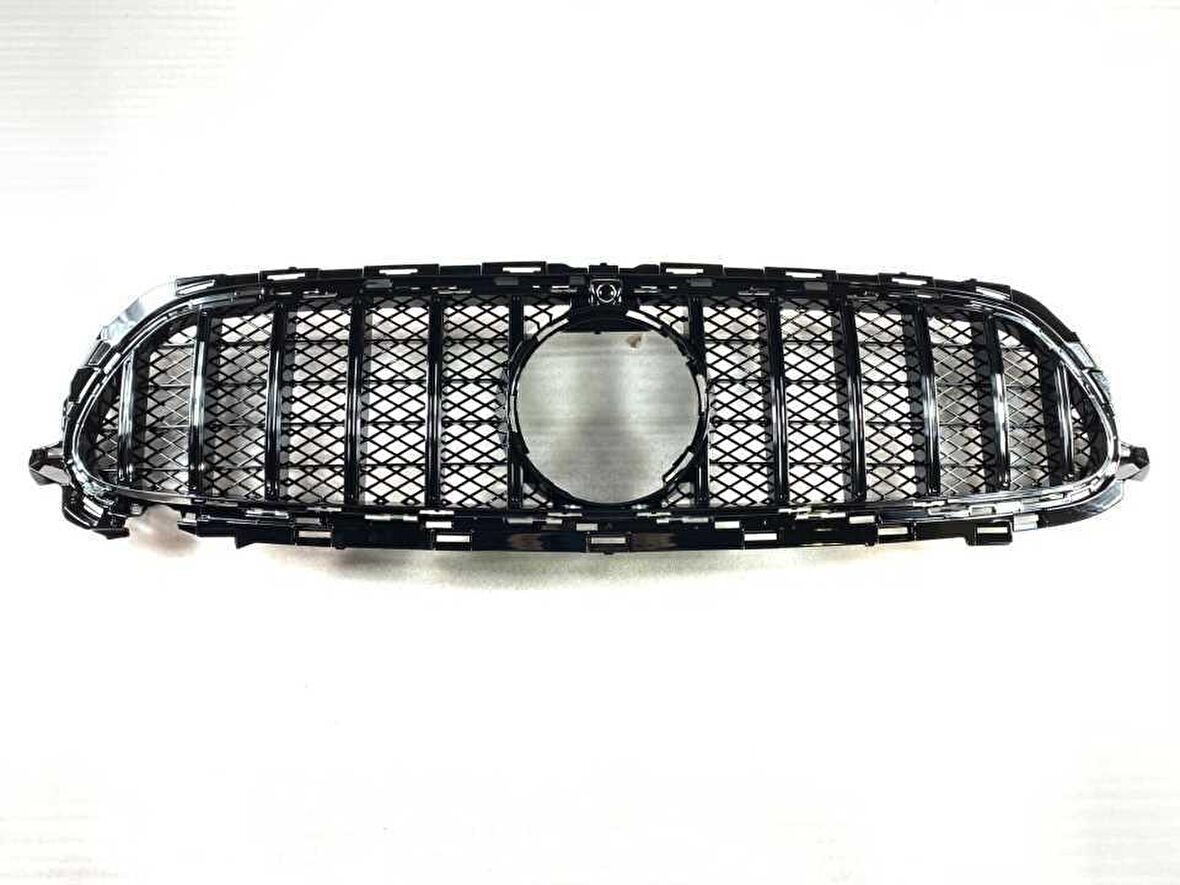 MERCEDES W213 E SERİSİ 2020+ GTR PANJUR SIYAH - TELLİ VERSİYON (MESH STYLE)