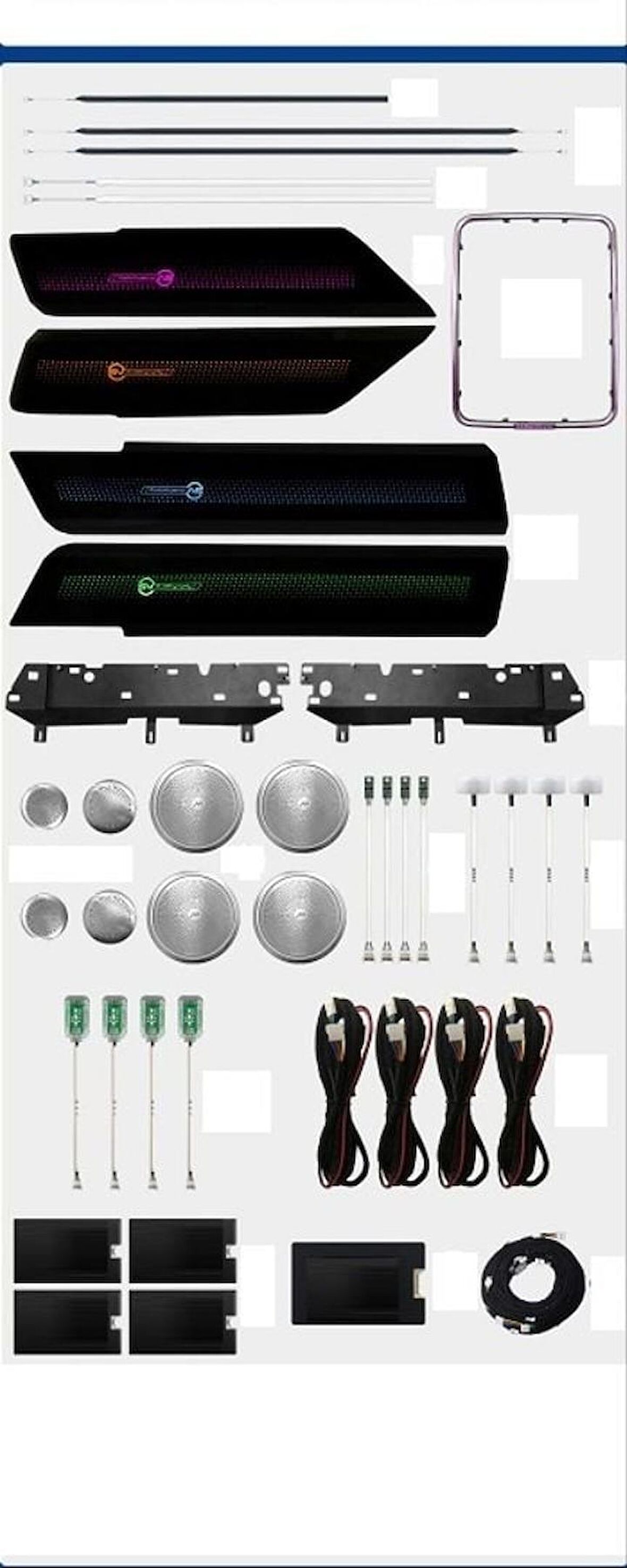 Lr range rover vogue ambiyans led seti 2014 / 2017