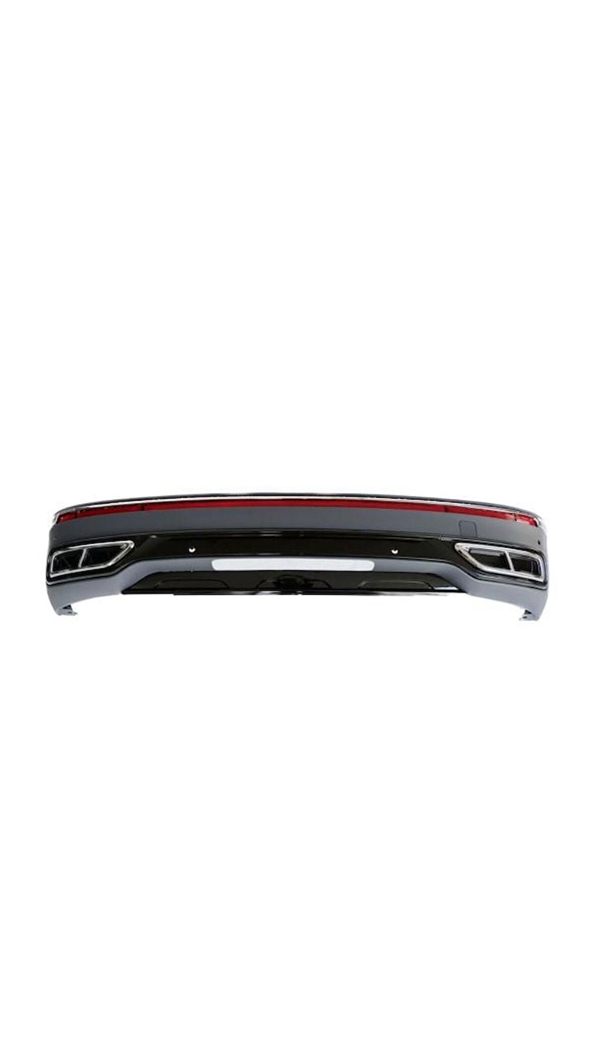 Vw tiguan rline arka tampon difüzörü 2020+