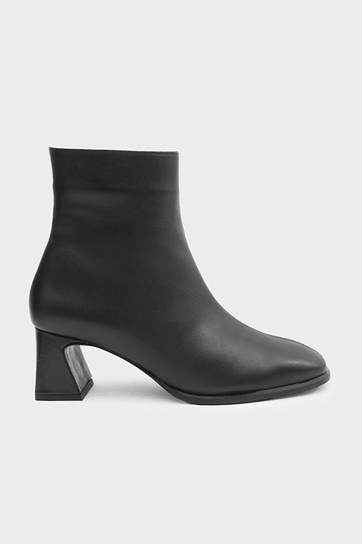 Topuklu Fermuarlı Kadın Bot