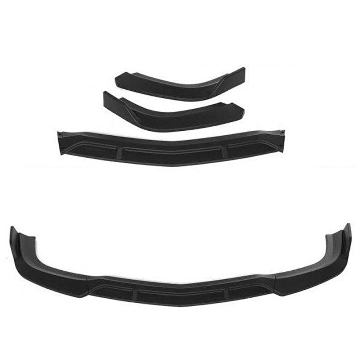 MERCEDES W204 2007-2014 ÖN LIP BRABUS  - PIANO BLACK (PARLAK SIYAH) (AMG)