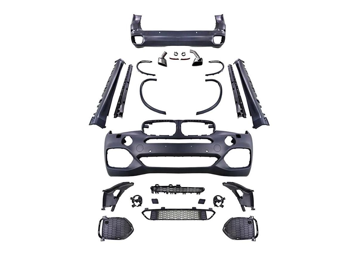 X5 SERISI IÇIN UYUMLU  2013-2017 F15 FULL SET  M-TECH BODY KIT