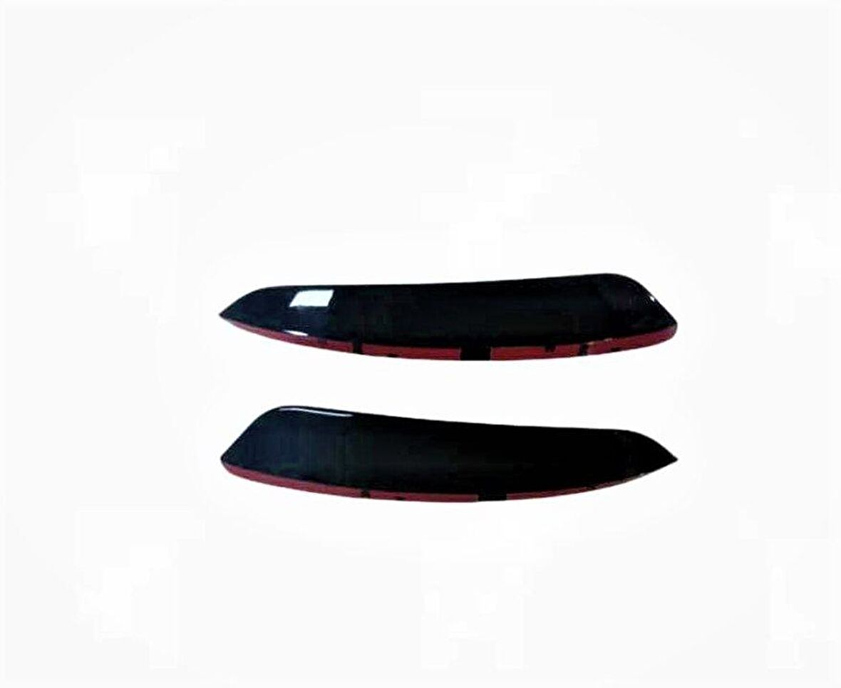 MERCEDES W177 A SERİSİ 2019+ ÖN TAMPON YAN BIÇAKLARI - 2 PARÇA -  PİANO BLACK