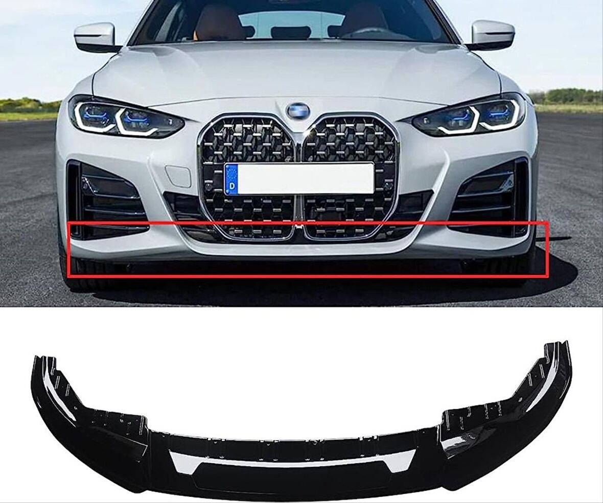 Bmw g26 m performance ön tampon altı lip 2022+
