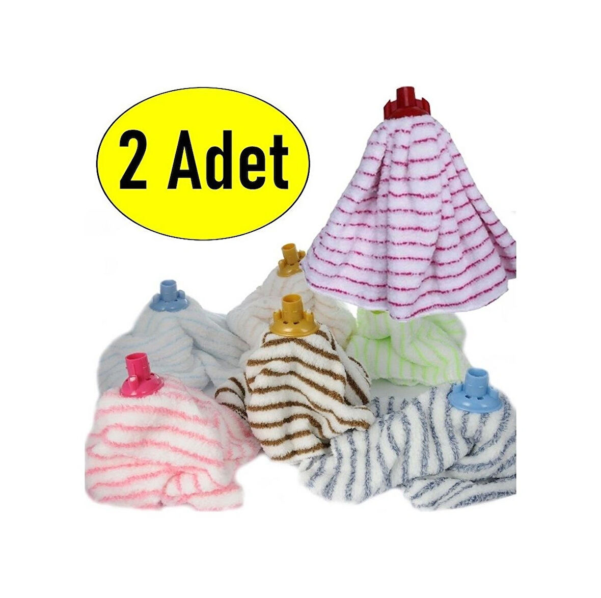 2 Adet Havlu Mop Paspas Mop Paspas Ucu Vileda Ucu Havlulu Mop
