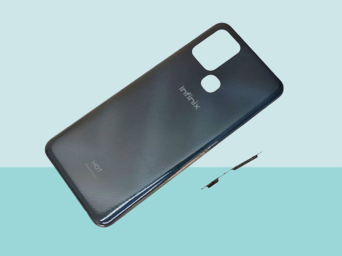 Infinix HOT 10 FULL Uyumlu FULL KASA Arka Kapak Batarya Kapağı - SİYAH