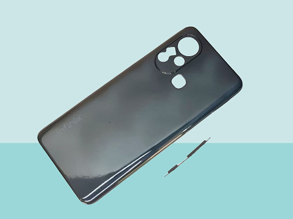 Infinix HOT 11S Uyumlu FULL KASA Arka Kapak Batarya Kapağı - SİYAH