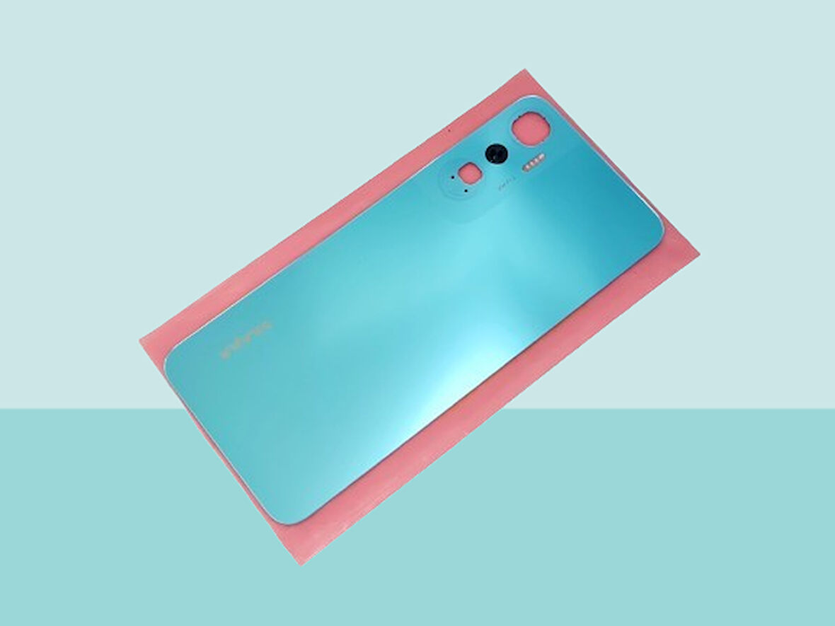 Infinix HOT 20 Uyumlu Arka Kapak Batarya Kapağı - MAVİ