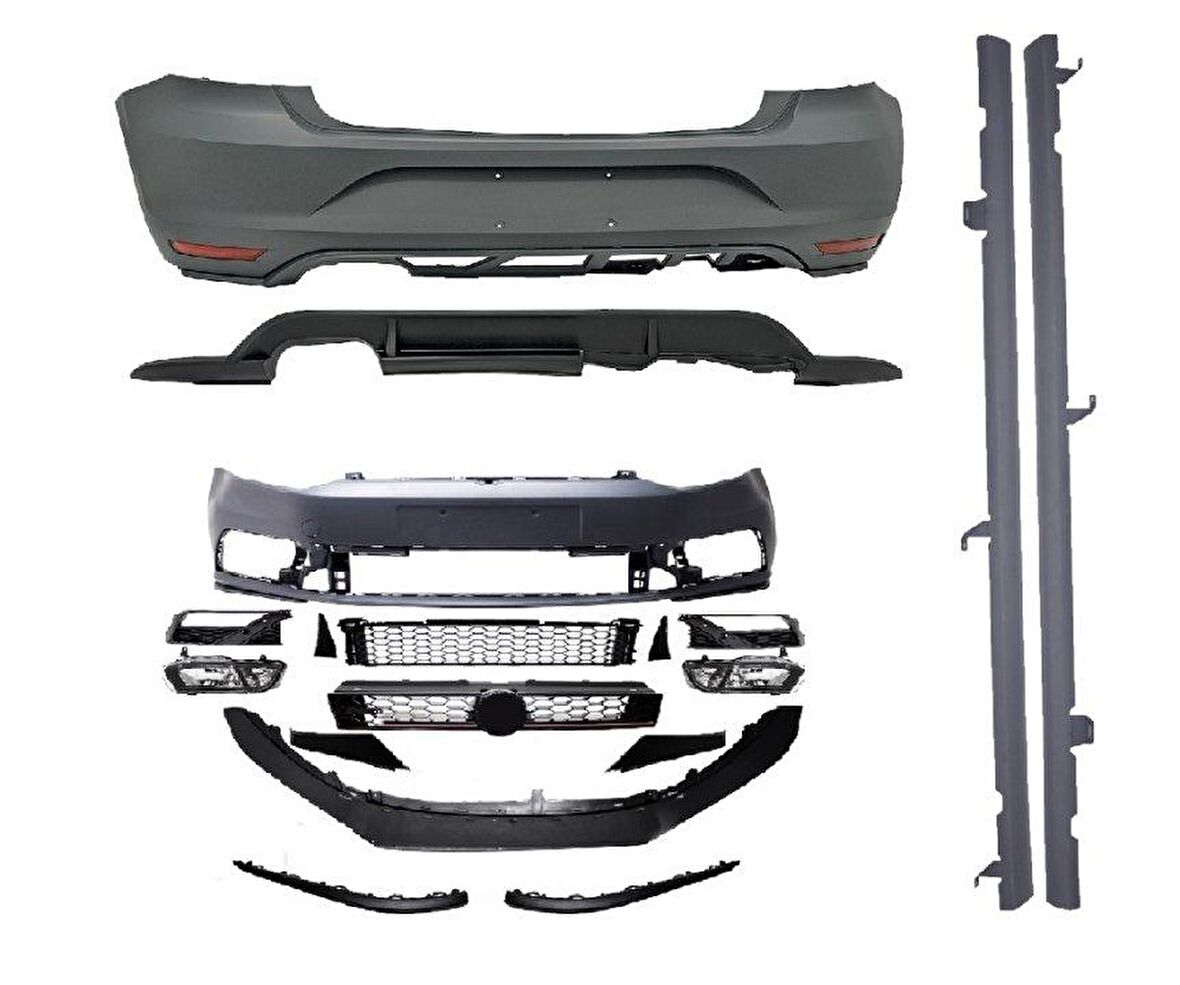 VOLKSWAGEN POLO 6R/6C (2010-2017) KASA İÇİN  MAKYAJLI GTI BODY KIT