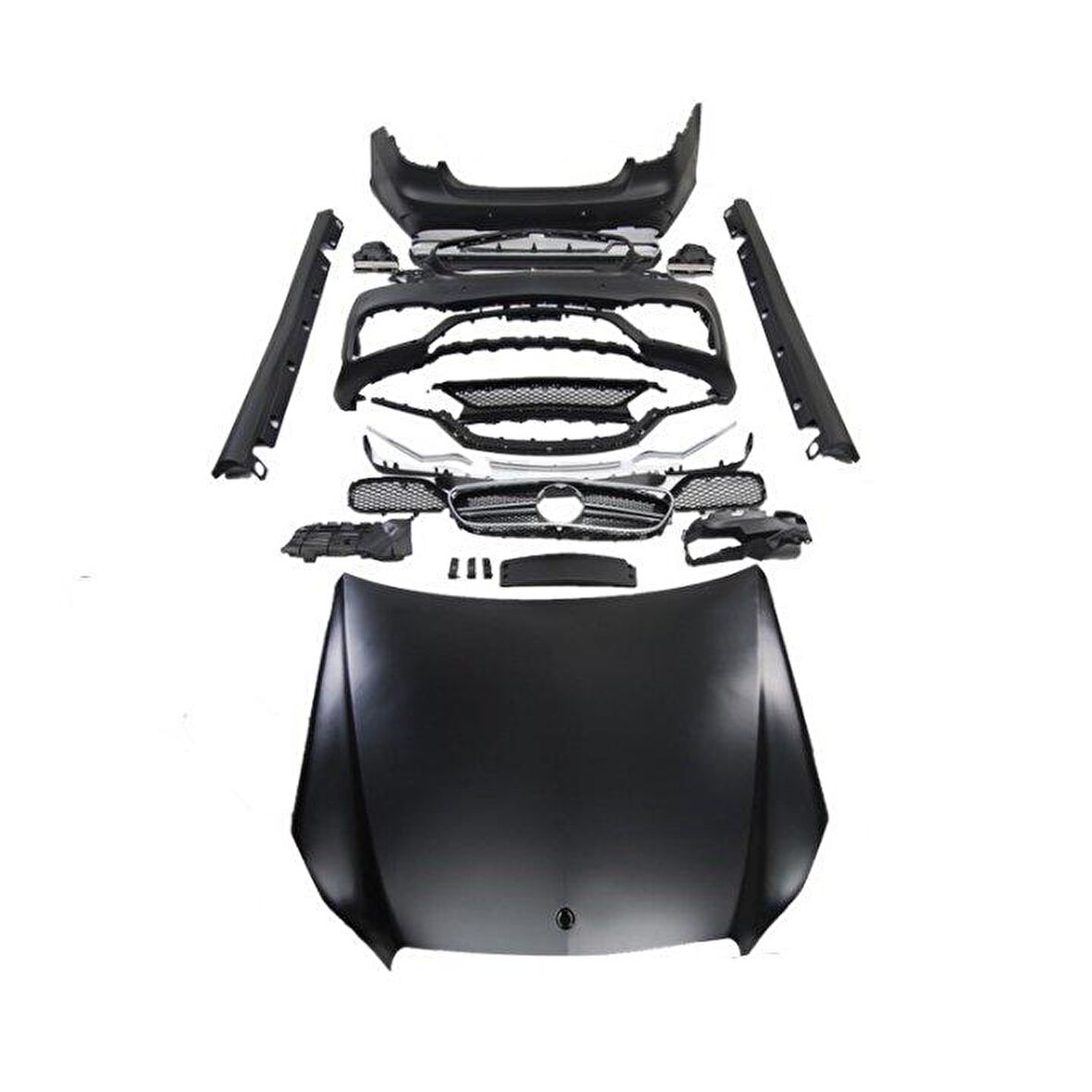 Mercedes w212 e63 full body kit tampon seti 2013 / 2015