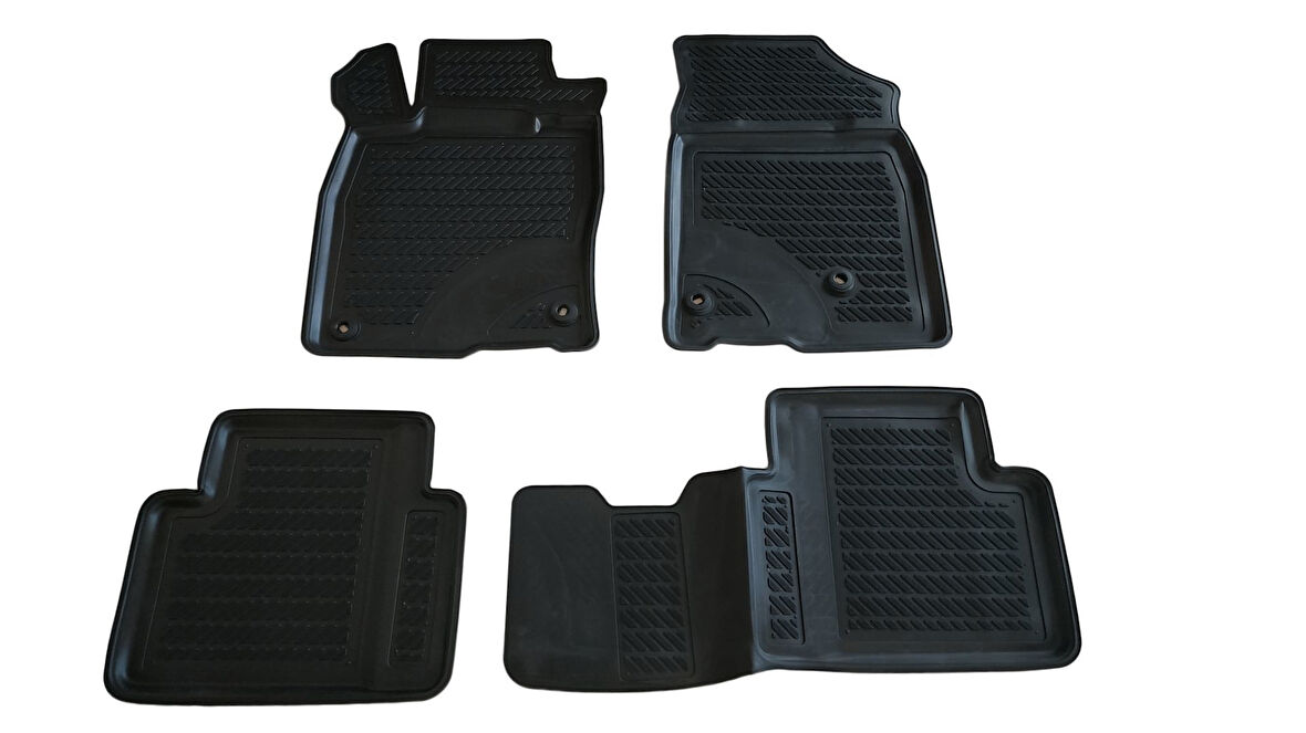 Autogp  Honda civic fc5 uyumlu kauçuk paspas 2016+