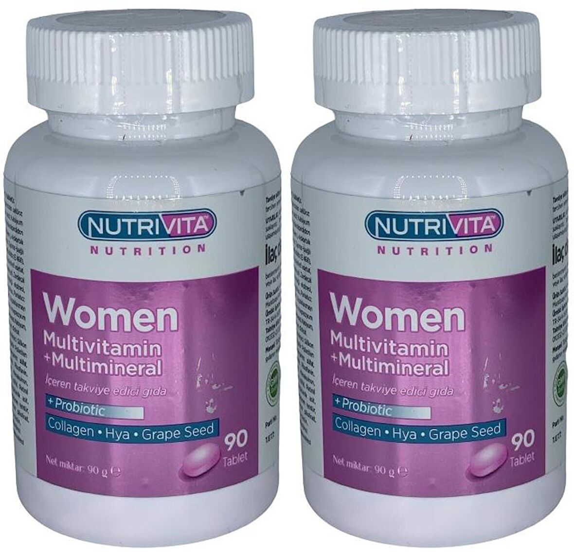 Women Multivitamin Multimineral 2x90 Tablet Probiotic Hidrolize Collagen