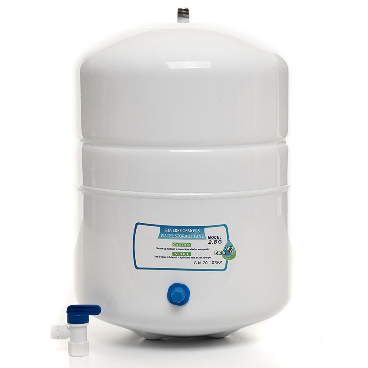 Ars Su Arıtma Metal Su Tankı 2.8 Gallon 10 lt Metal Tank Vanası