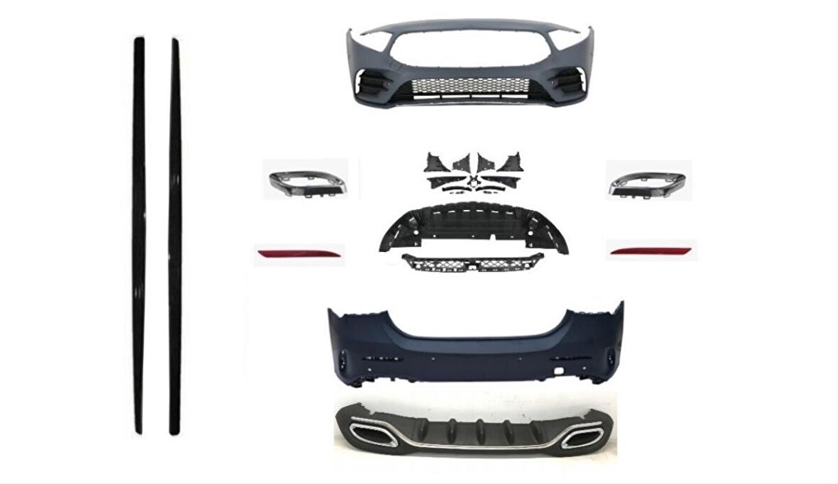 Mercedes w177 sedan amg full body kit tampon seti 2018+