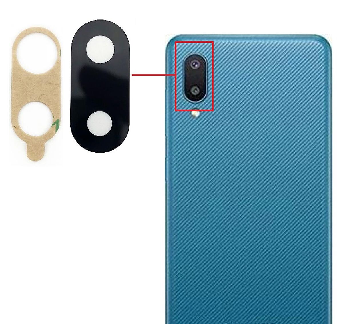 Samsung Galaxy A02 Kamera Lensi Cam SM-A022F