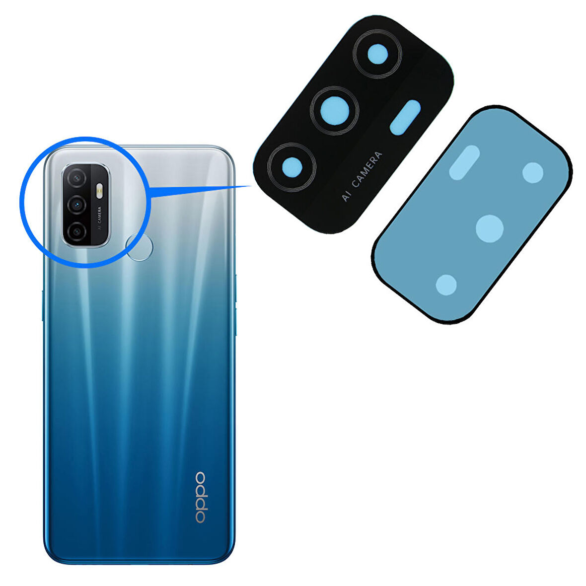 Oppo A53s Kamera Lensi Cam CPH2139 CPH2135