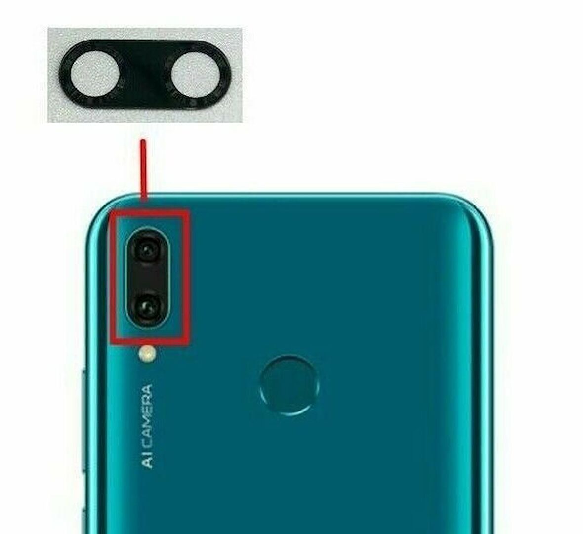 Huawei Y9 2019 Uyumlu Kamera Lensi Camı JKM-LX1 JKM-LX2 JKM-LX3 JKM-AL00 JKM-TL00