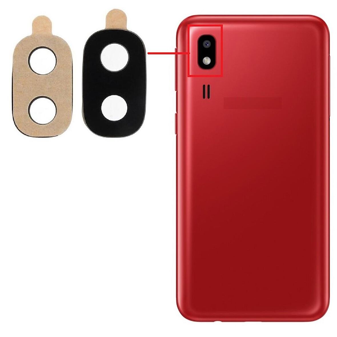 Samsung Galaxy A2 Core Uyumlu Kamera Lensi Cam SM-A260F