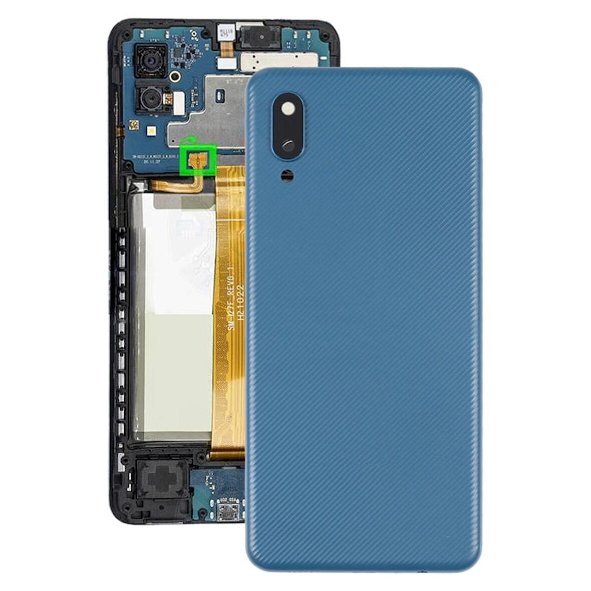 Samsung A02 Uyumlu Arka Pil Batarya Kapağı SM-A022F