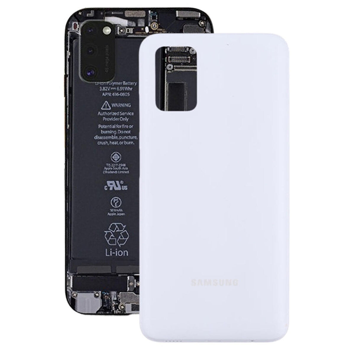 Samsung Galaxy A03s Arka Pil Batarya Kapağ SM-A037F