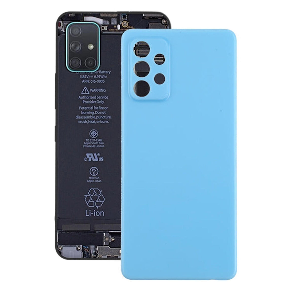 Samsung A72 Uyumlu Arka Pil Batarya Kapağı SM-A725F