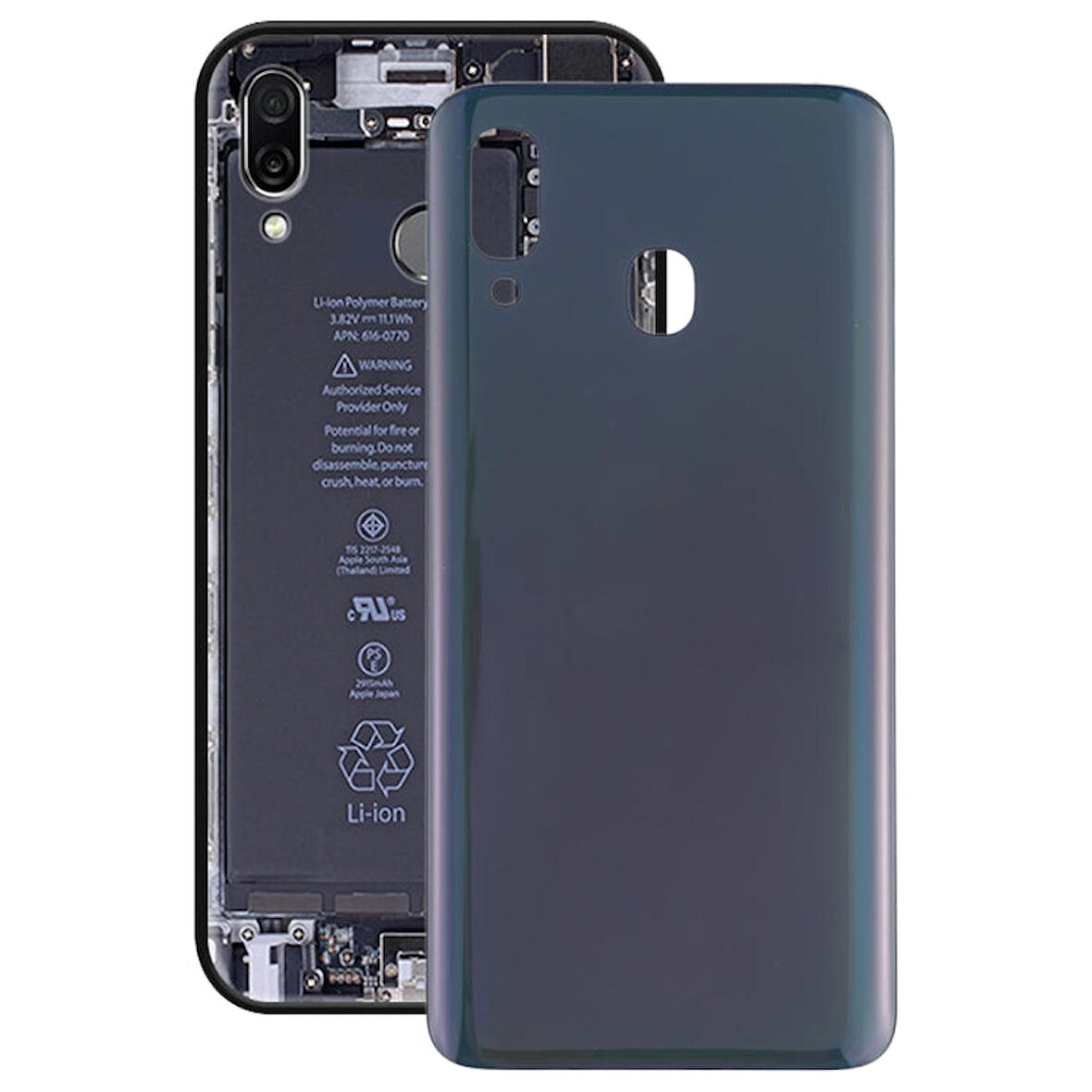 Samsung Galaxy A20 Uyumlu Arka Pil Batarya Kapağı SM-A205F