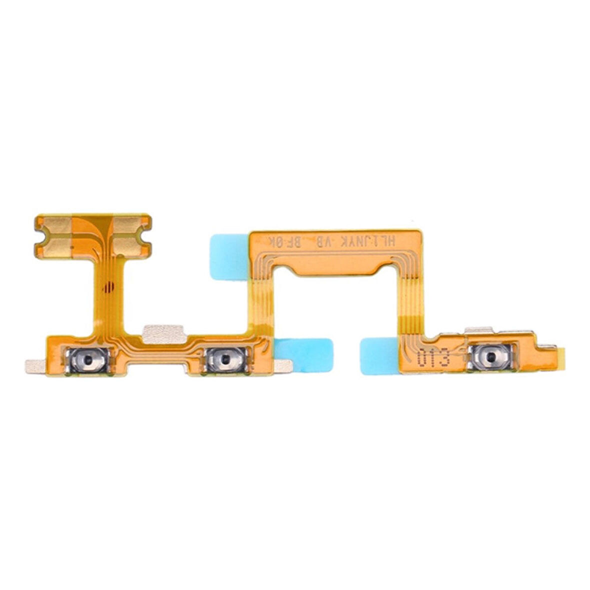 Huawei P40 Lite Uyumlu On Off Yan Ses Power Film Flex JNY-LX1 JNY-L21A JNY-L01A