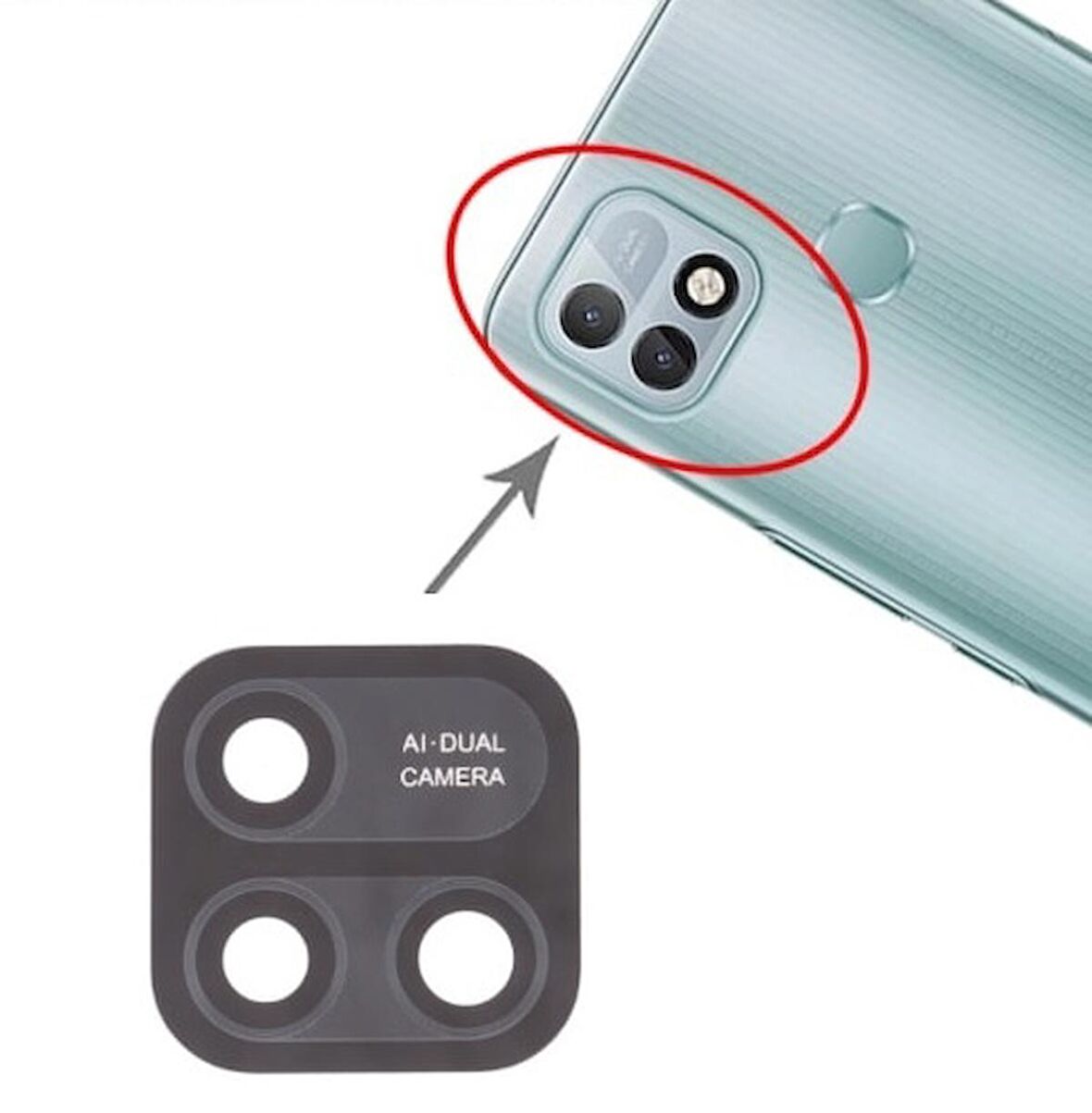 Infinix Hot 10i Uyumlu Kamera Lensi Camı X659B X658E X658B