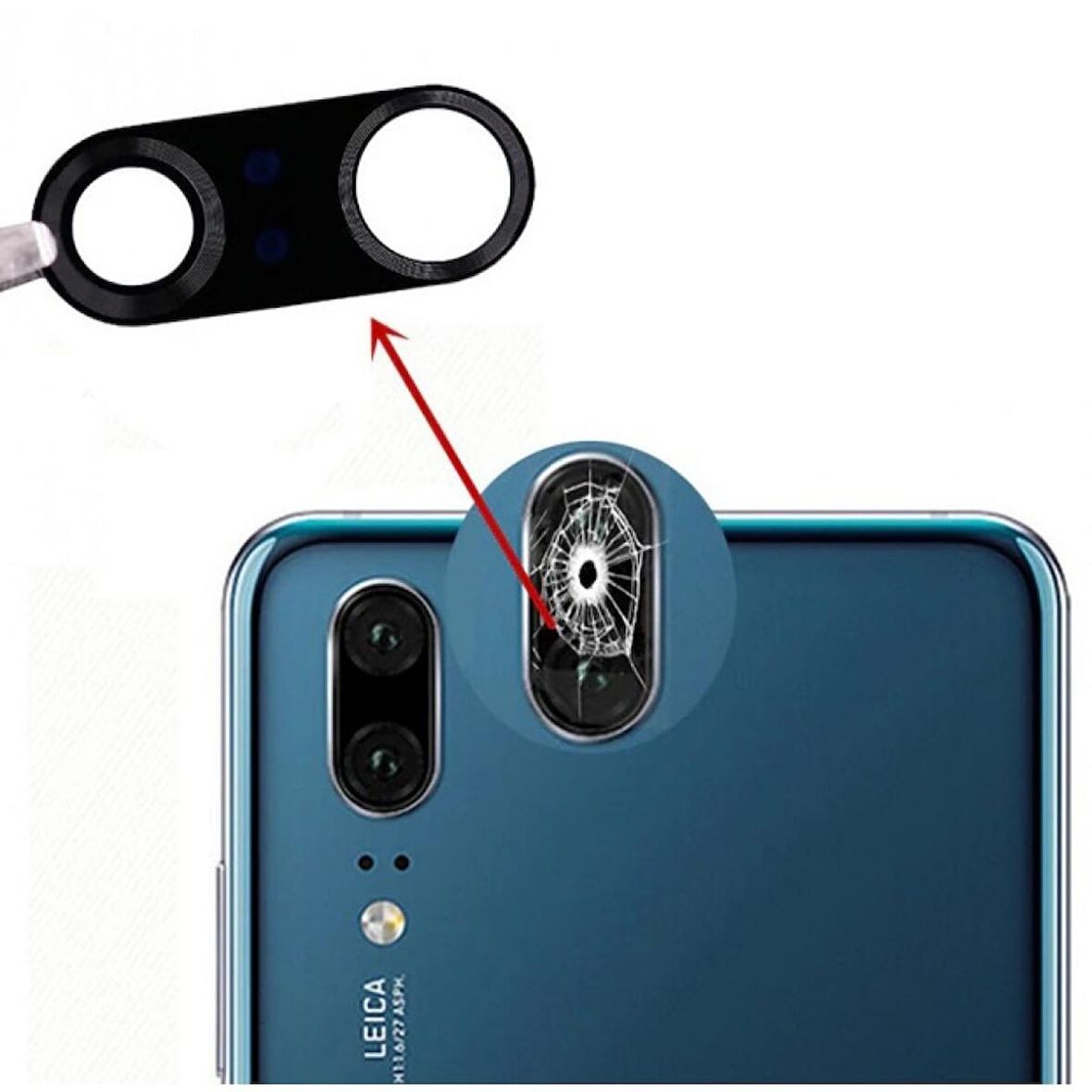 Huawei P20 Kamera Lensi EML-L29C EML-L09C EML-AL00 EML-TL00