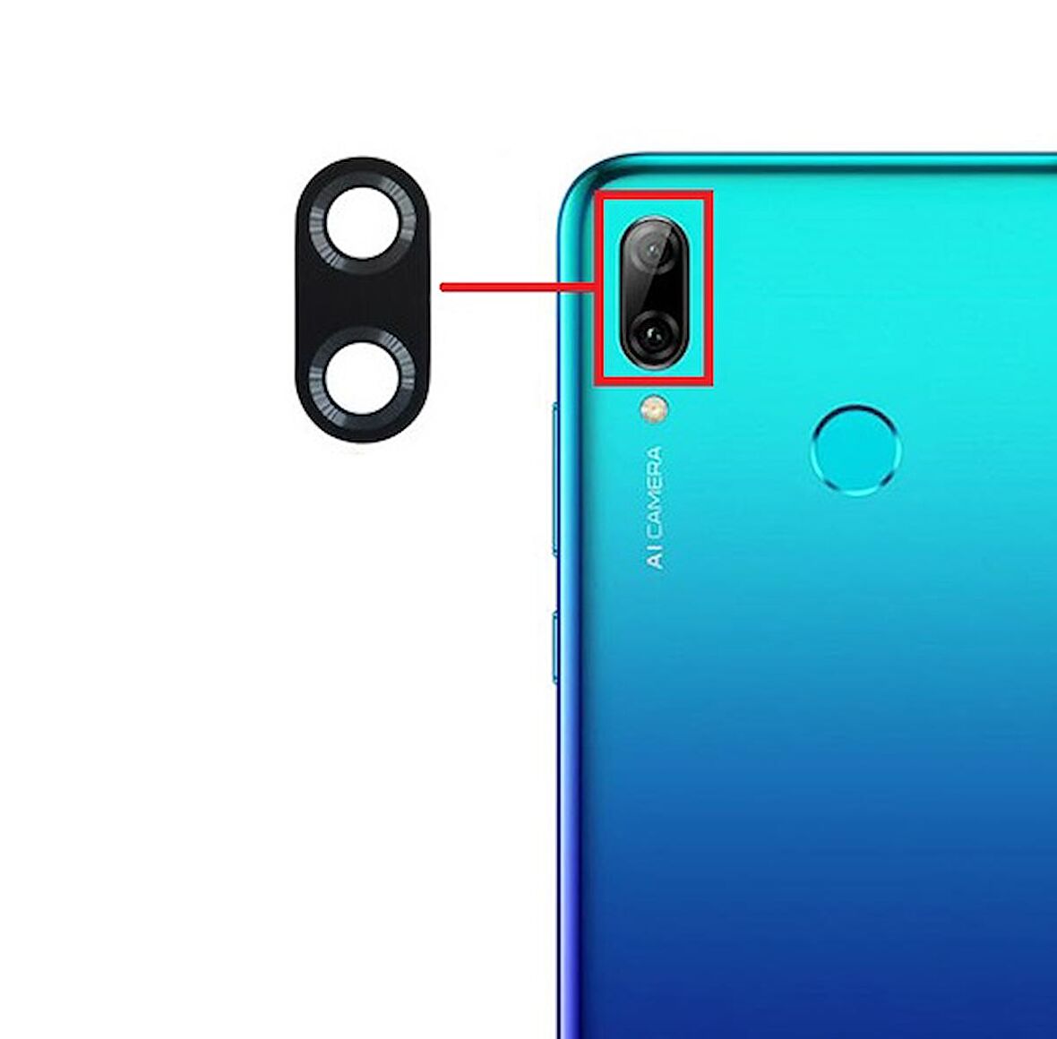 Huawei P Smart 2019 Kamera Lensi Cam POT-LX1 POT-LX1AF POT-LX2J POT-LX1RUA POT-LX3 POT-LX1A