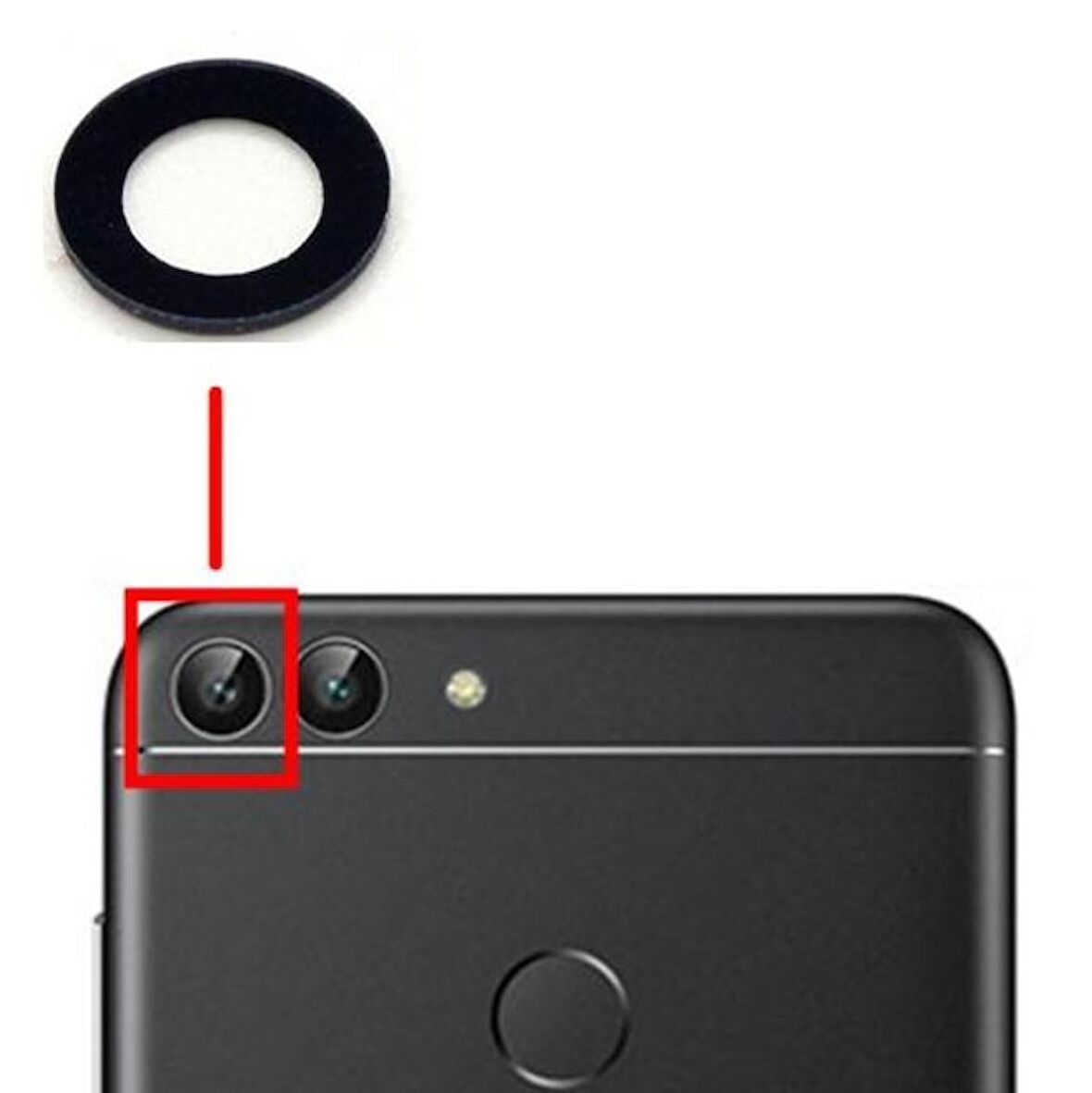 Huawei P Smart Kamera Lensi Cam FIG-LX1 FIG-LA1 FIG-LX2 FIG-LX3 FIG-TL10 FIG-AL10 FIG-AL00