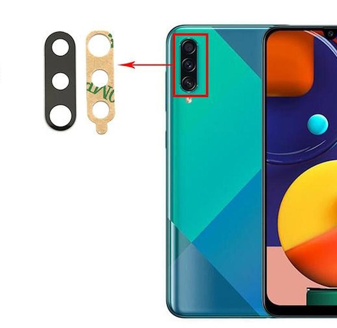 Samsung A50s Kamera Lensi Cam SM-A507F
