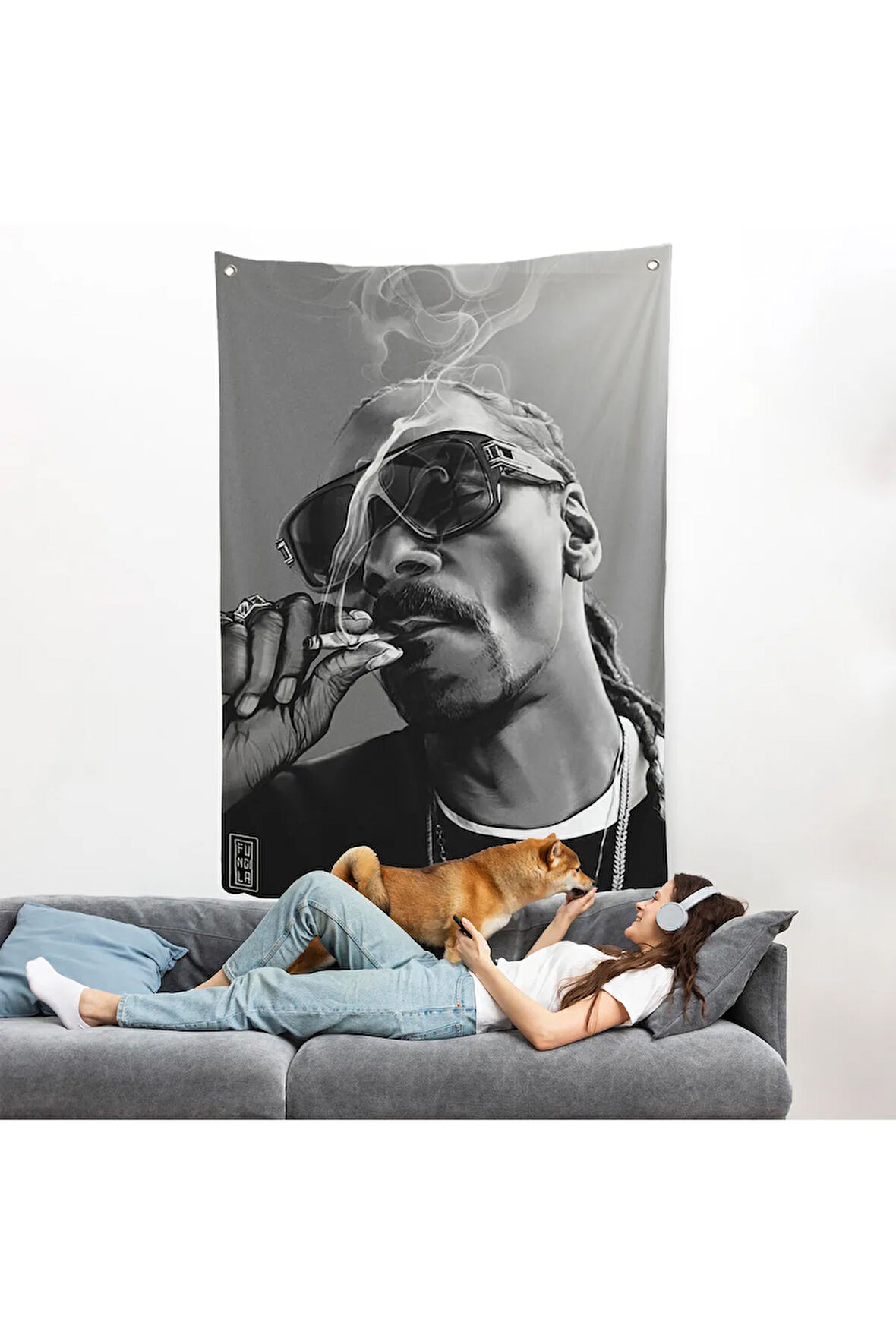 Snoop Dogg Duvar Örtüsü-7690
