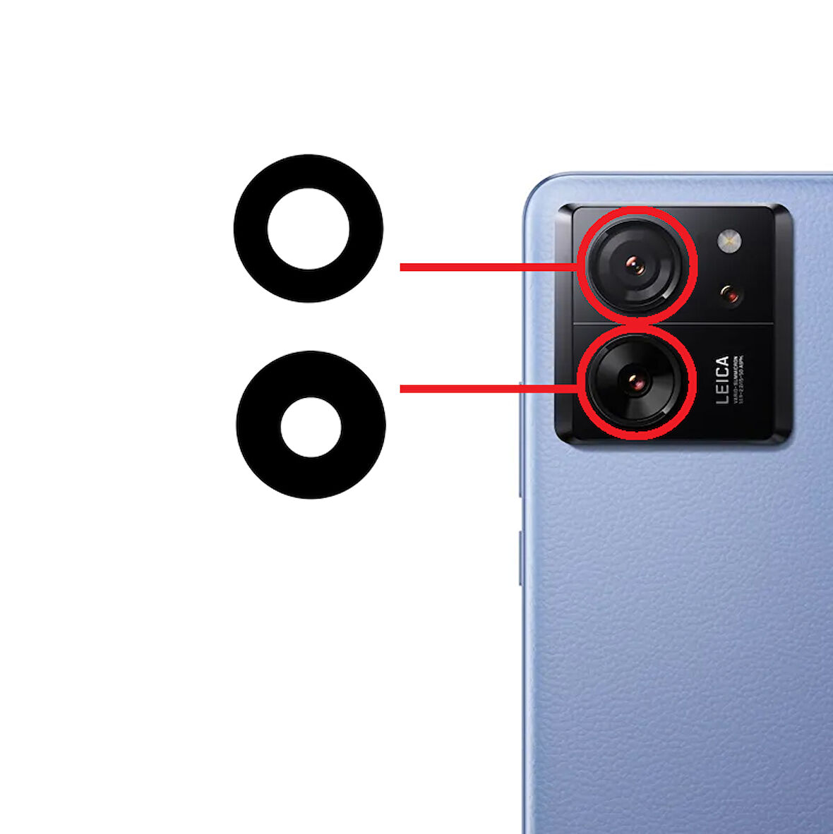 Xiaomi 13T Uyumlu Kamera Lensi Cam 2306EPN60G