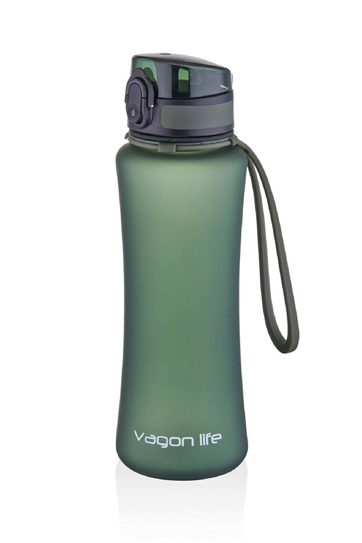 Vagonlife 550 ml Tritan  Silikn Taşıma Askılı Su Matarası