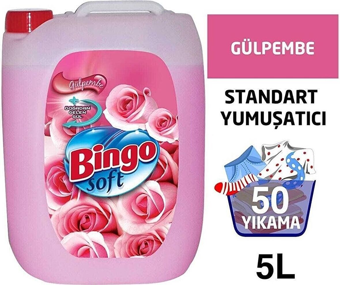 Bingo Bingoo Bingo Soft Gül Pembe 5 Lt