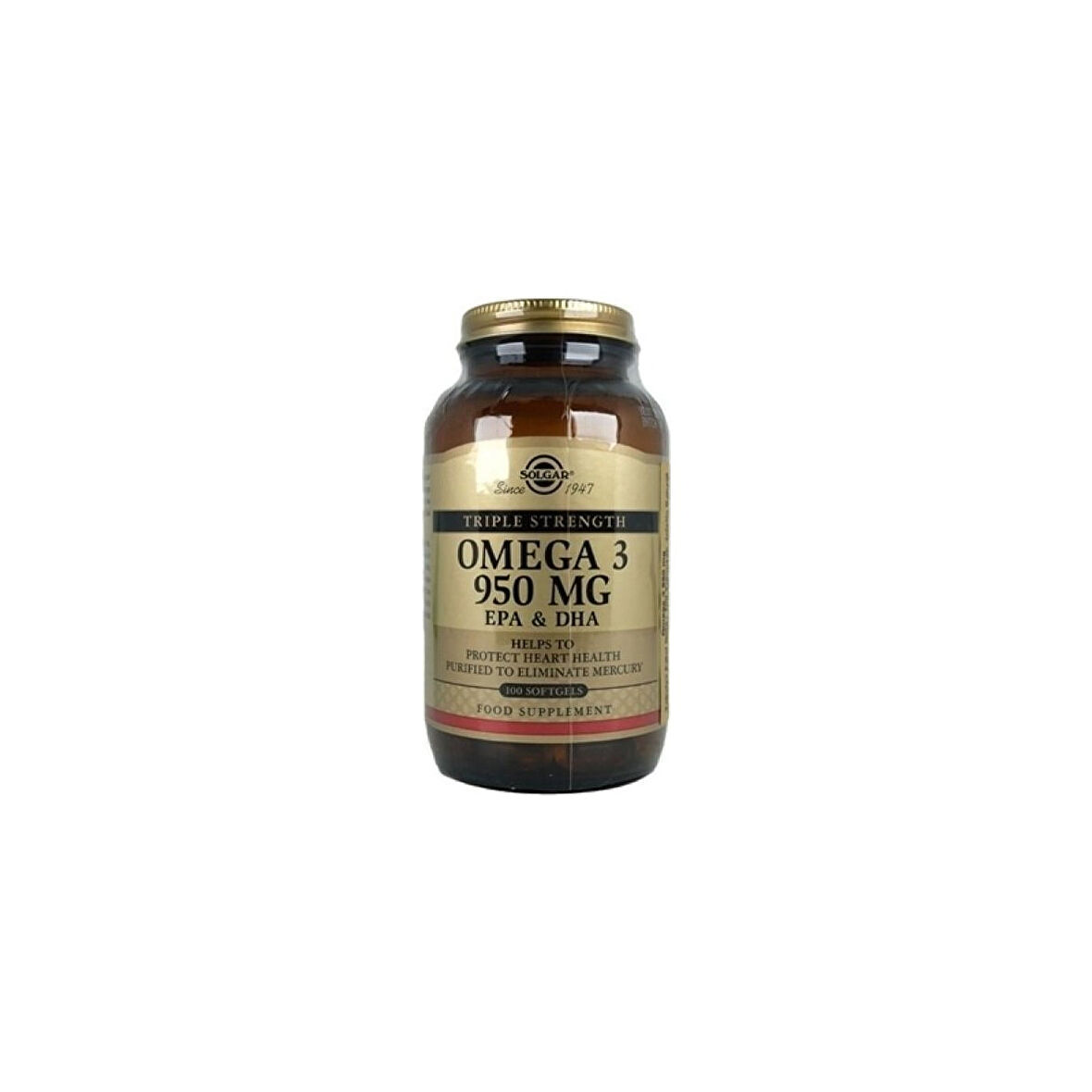 Omega-3 950 Mg Takviye Edici Gıda 100 Softjel Kapsül