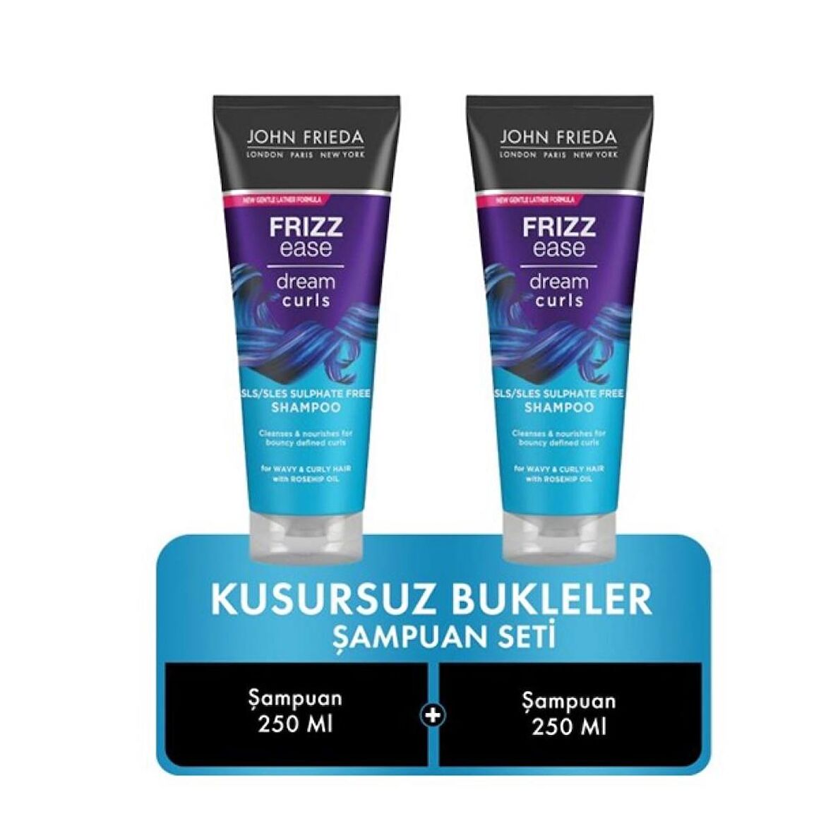 John Frieda Kusursuz Bukleler Için Şampuan 250 Ml 2'Li Set