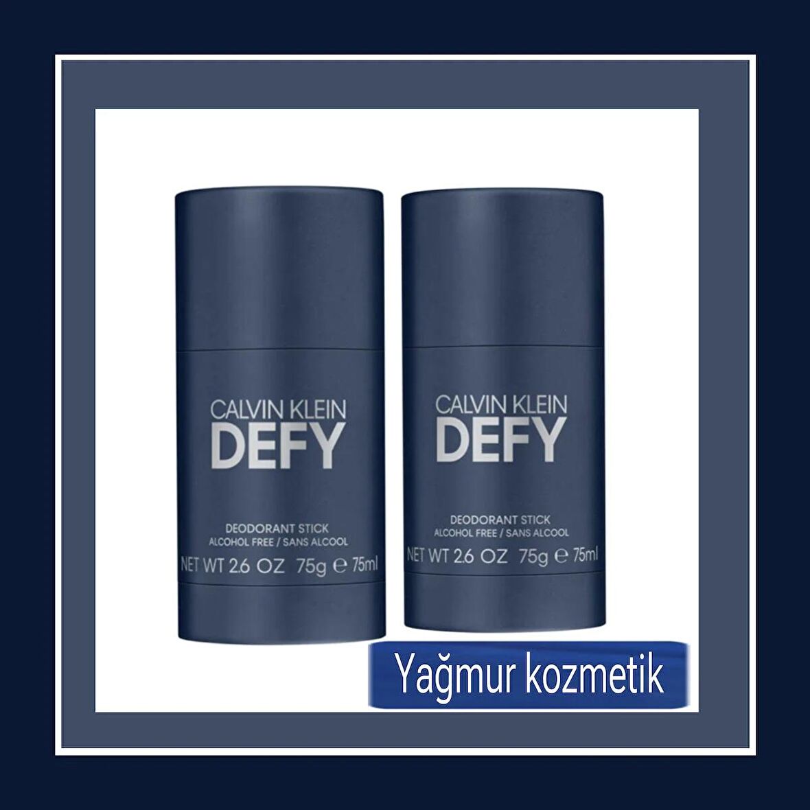  Calvin Klein Defy Erkek Deo Stick 75gr. Erkek 2Li Set