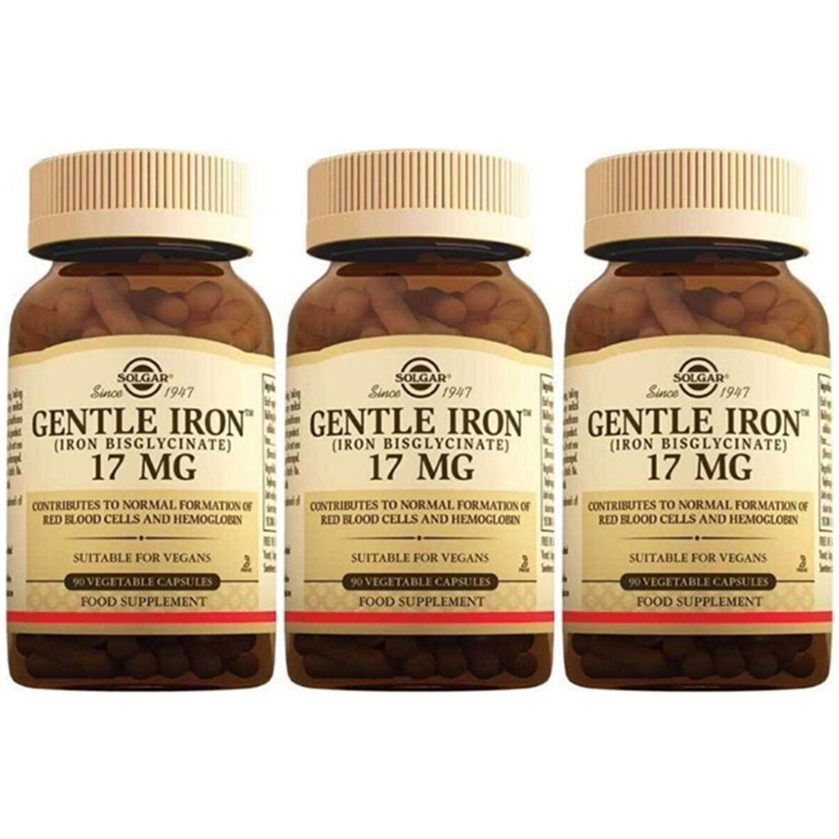 Gentle Iron 17 Mg 90 Kapsül 3 Adet