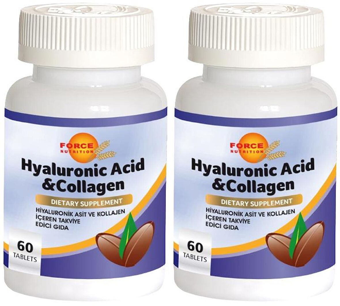 Hyaluronic Acid Collagen 2x60 Tablet Hyaluronik Asit Kolajen